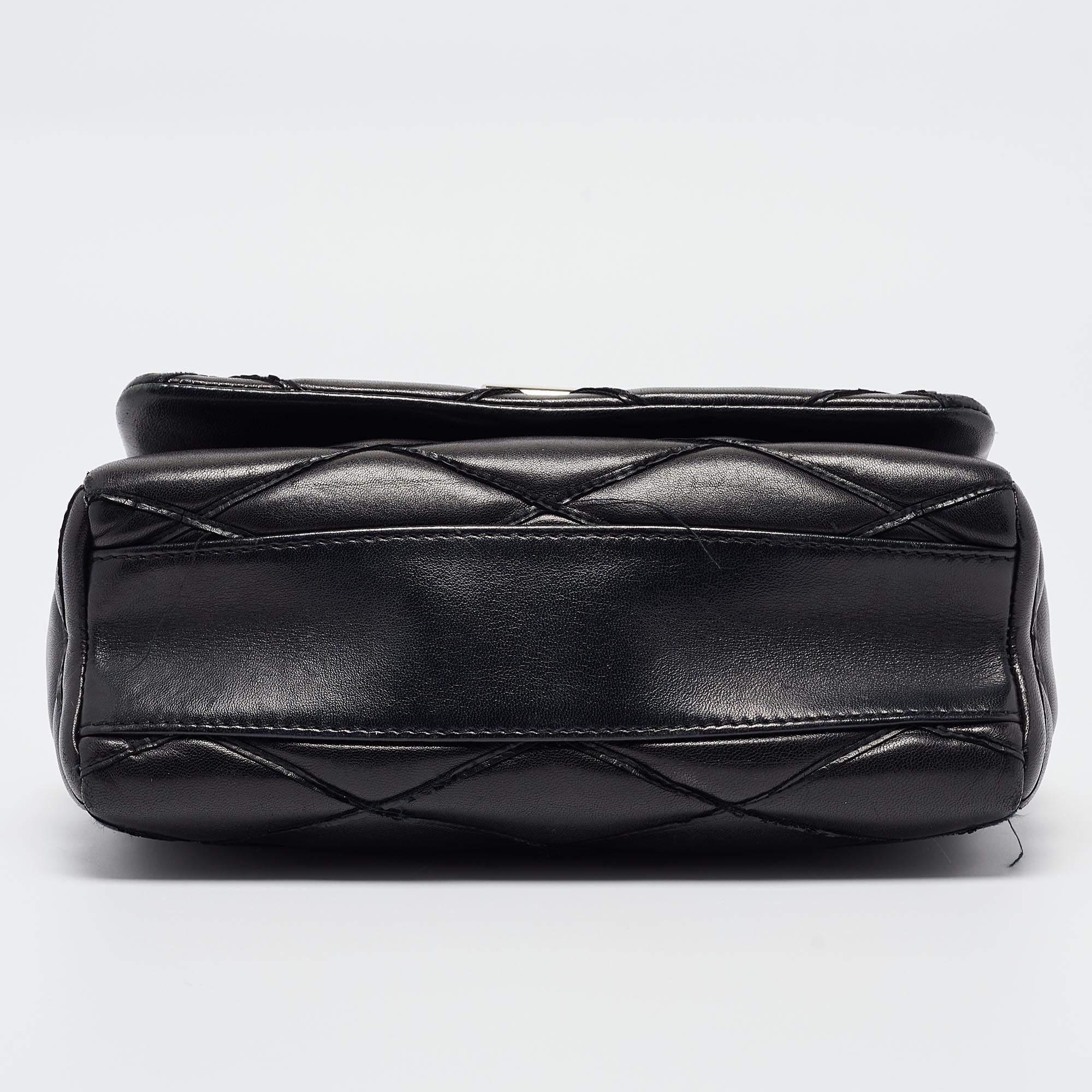 Louis Vuitton Black Malletage Leather GO-14 PM Bag 5