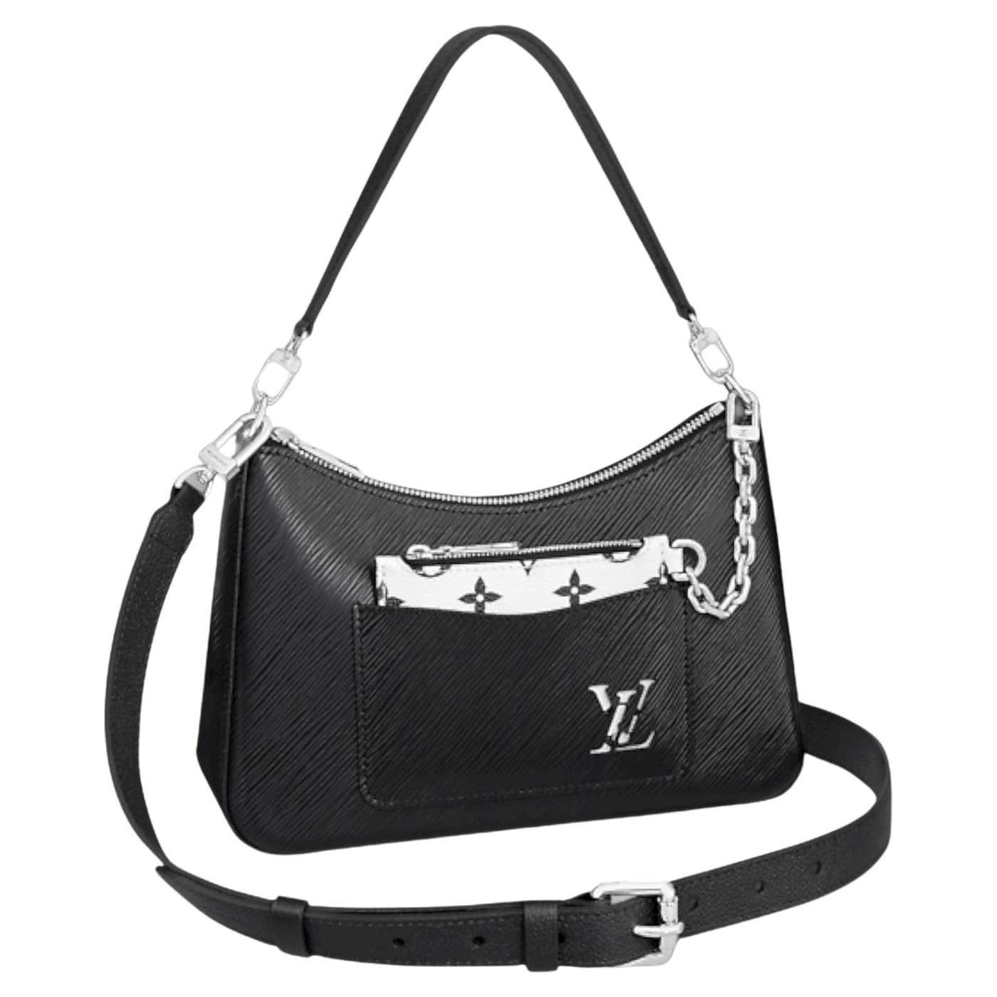 Louis Vuitton Black Marelle bag For Sale at 1stDibs