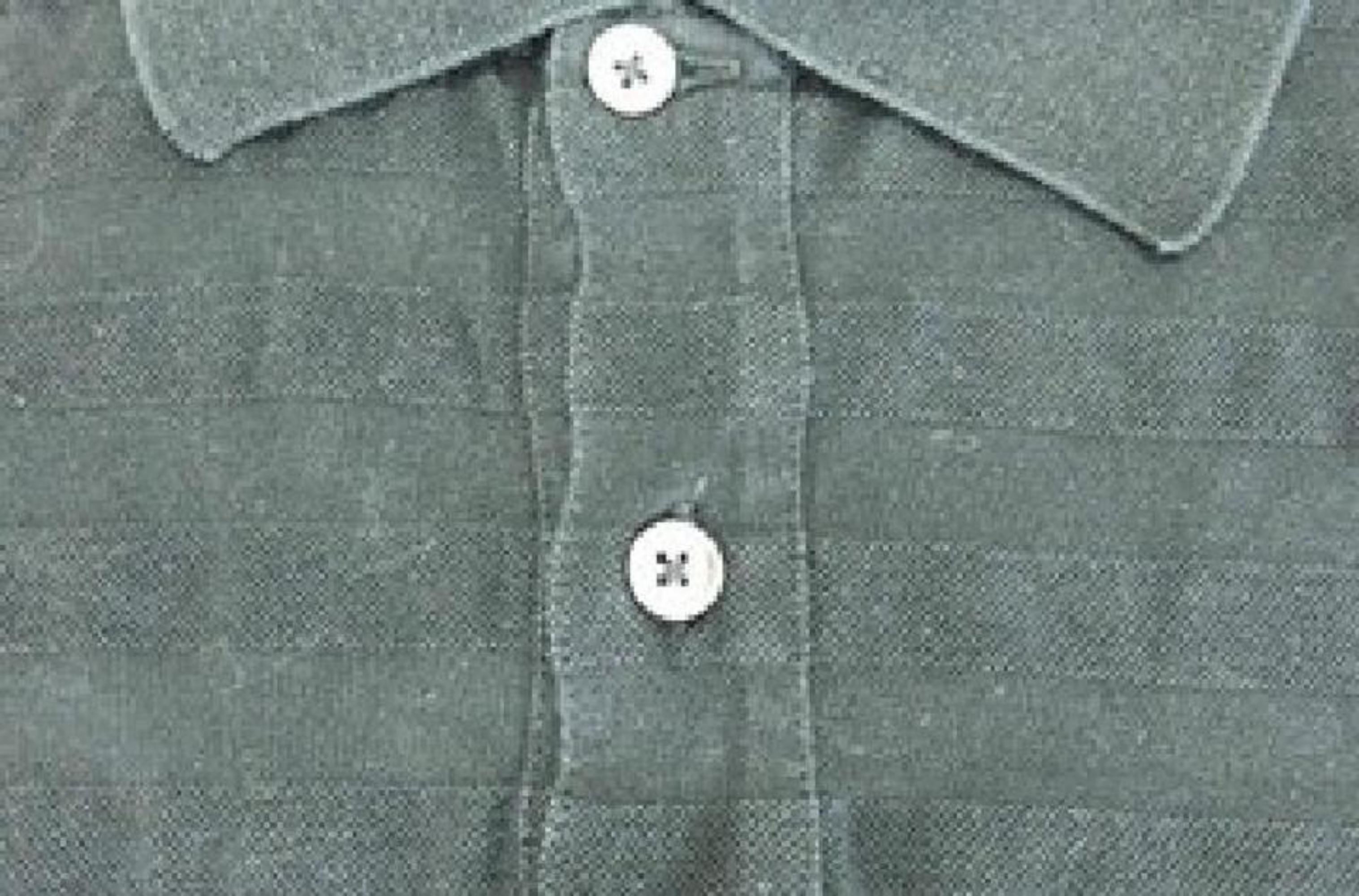 Louis Vuitton Black Men's Polo Logo Medium 164853 Lvtl187 Down Tee Shirt For Sale 1