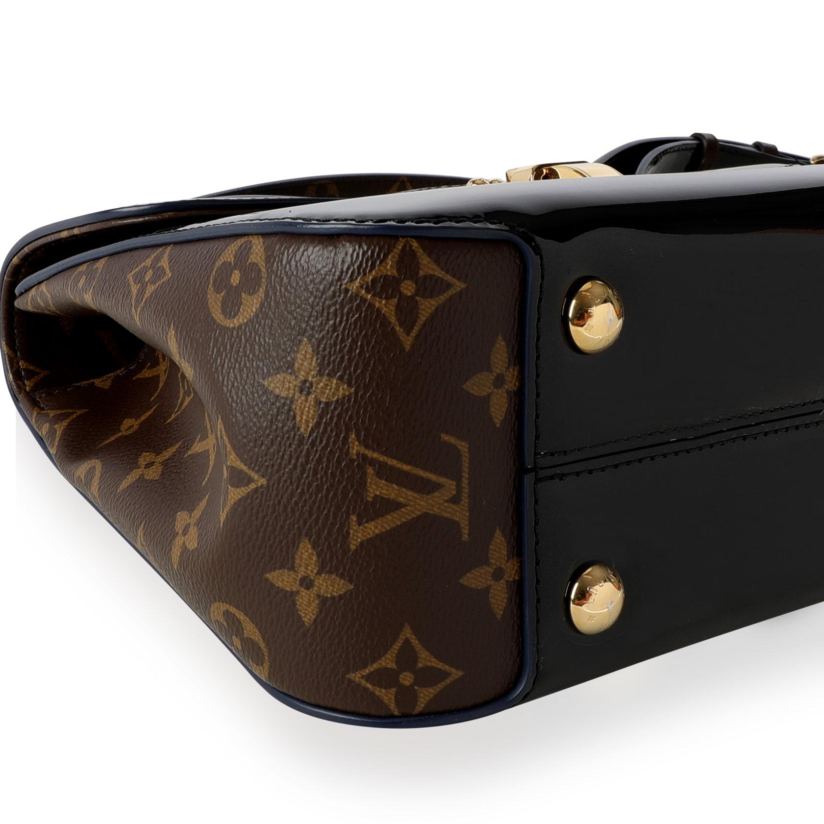 Louis Vuitton Black Miroir Vernis & Monogram Canvas Cherrywood PM 3