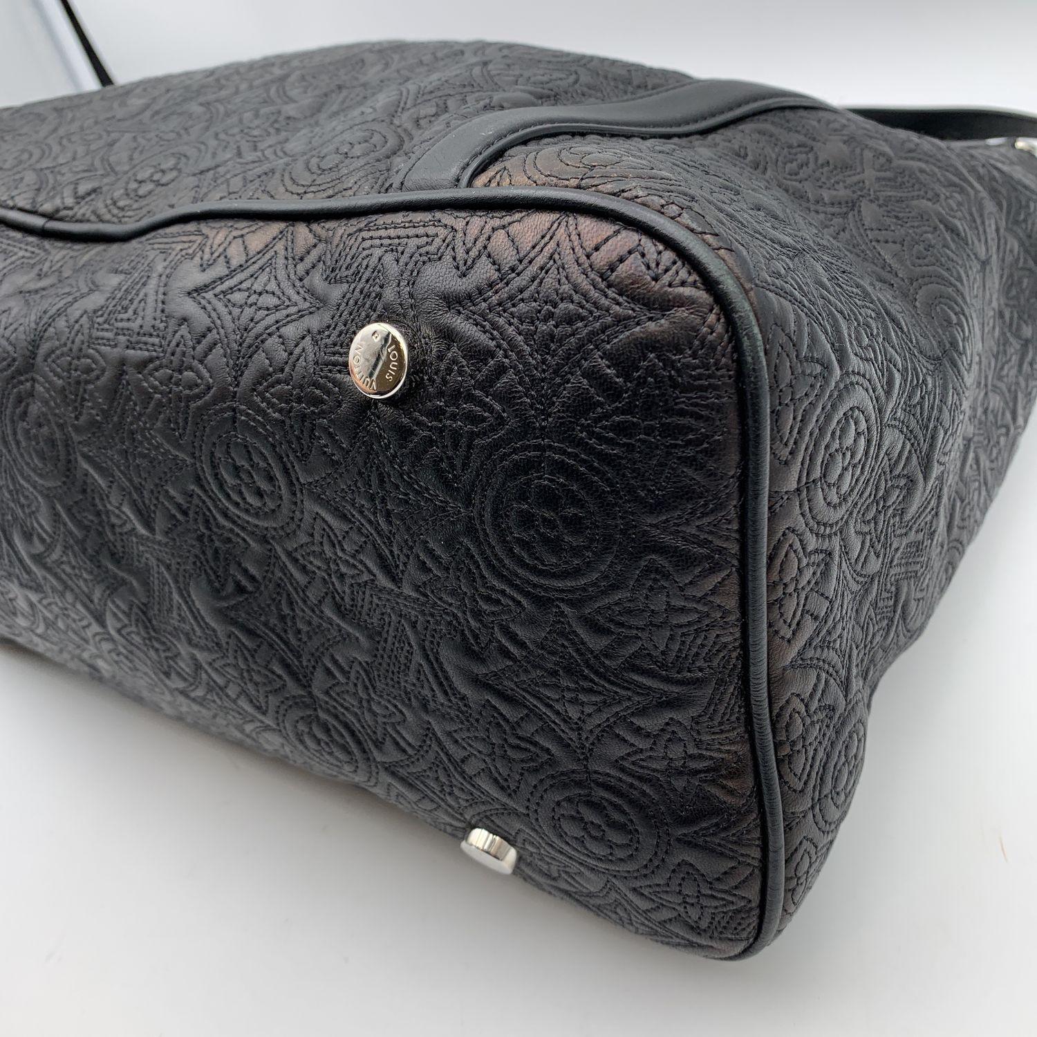 Louis Vuitton Black Monogram Antheia Leather Ixia GM Hobo Bag 2