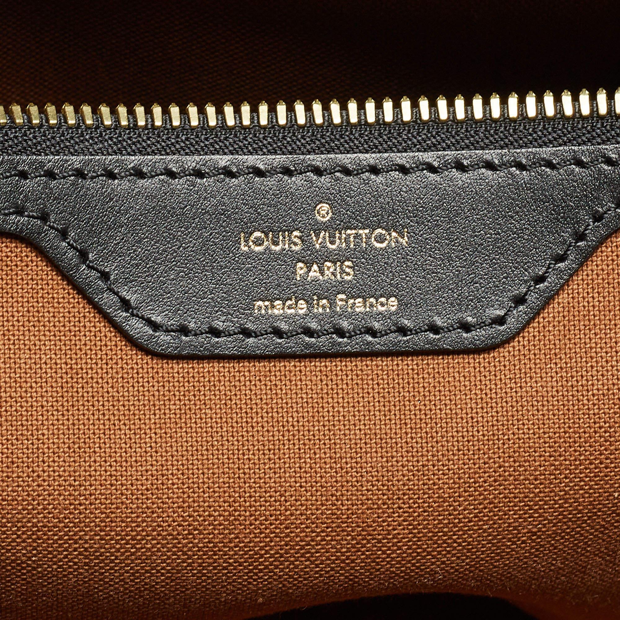 Louis Vuitton Black/Monogram Canvas and Leather City Steamer XXL Bag 3