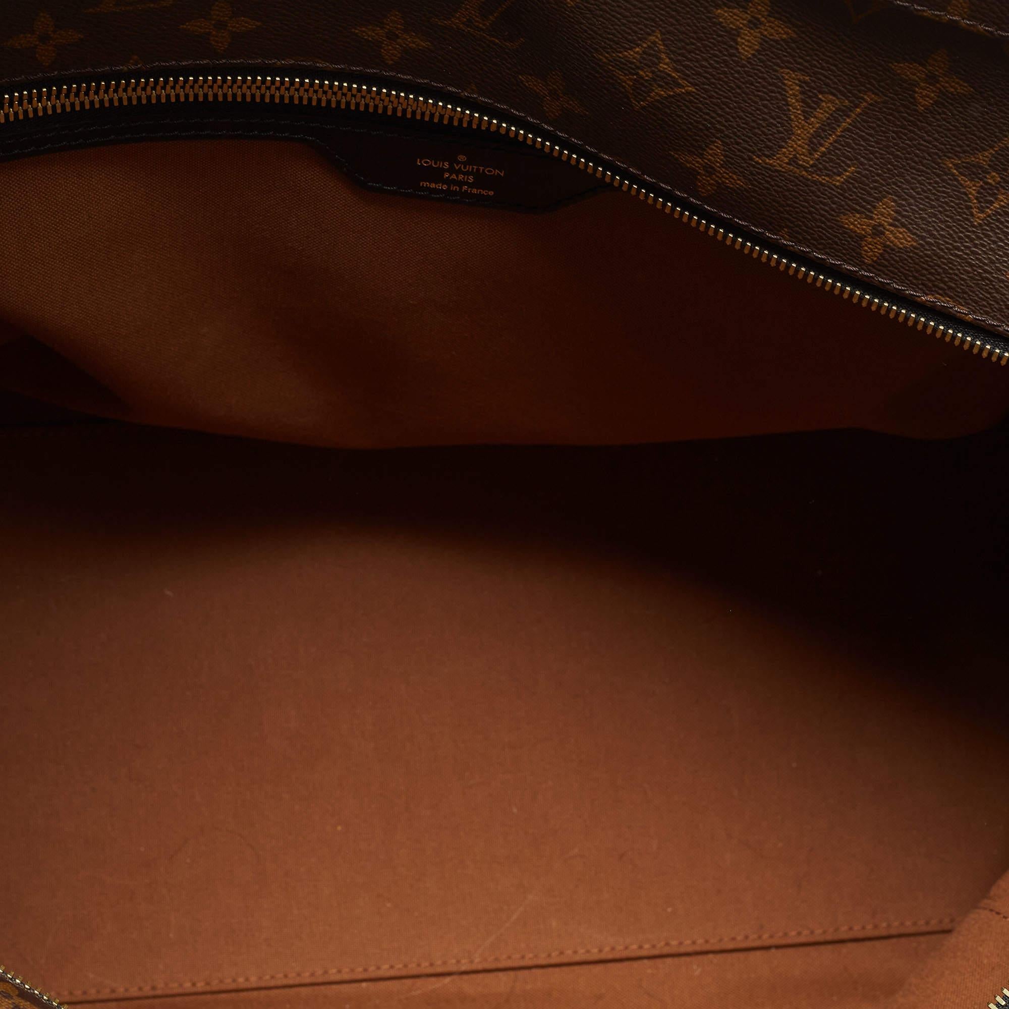 Louis Vuitton Black/Monogram Canvas and Leather City Steamer XXL Bag 4