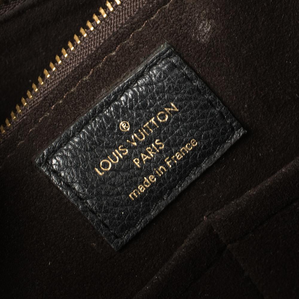 Louis Vuitton Black Monogram Canvas and Leather Kimono PM Bag In Good Condition In Dubai, Al Qouz 2