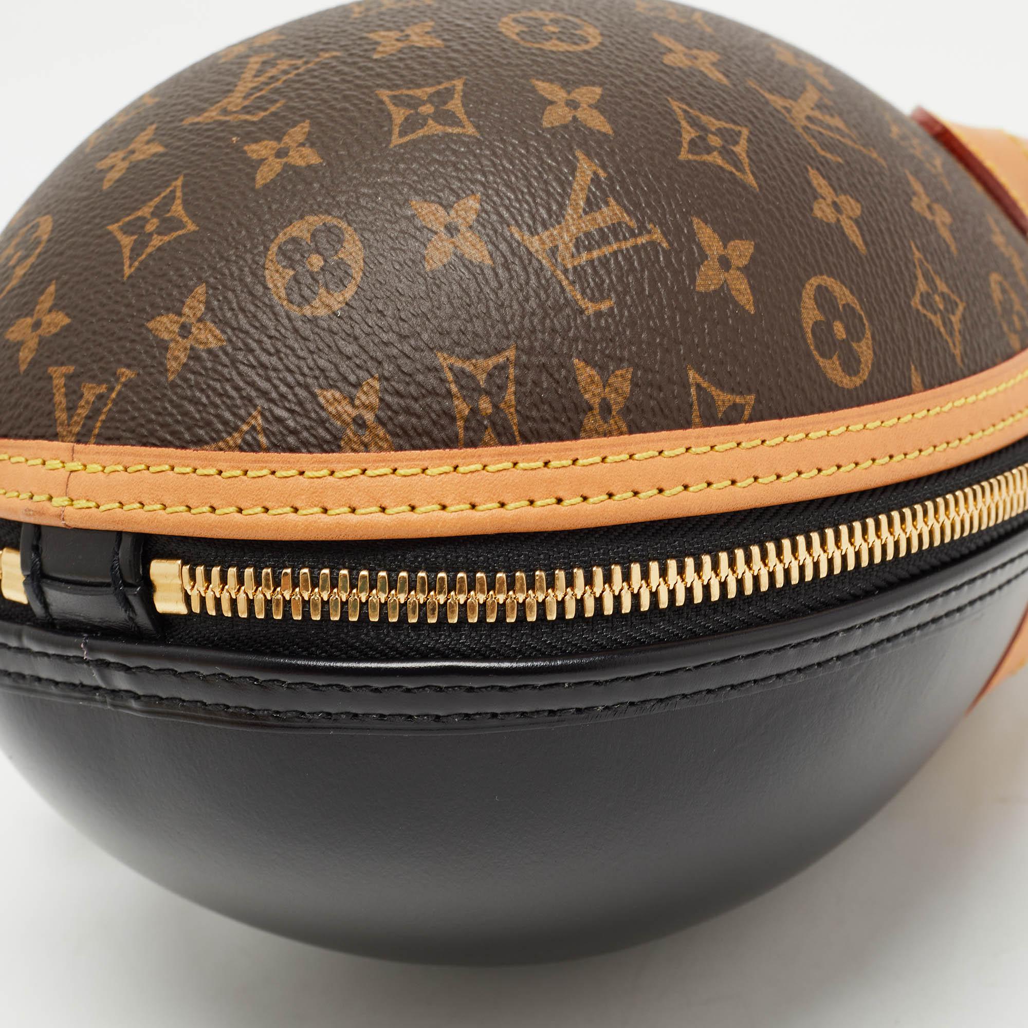 Louis Vuitton Black Monogram Canvas and Leather LV Egg Bag 6
