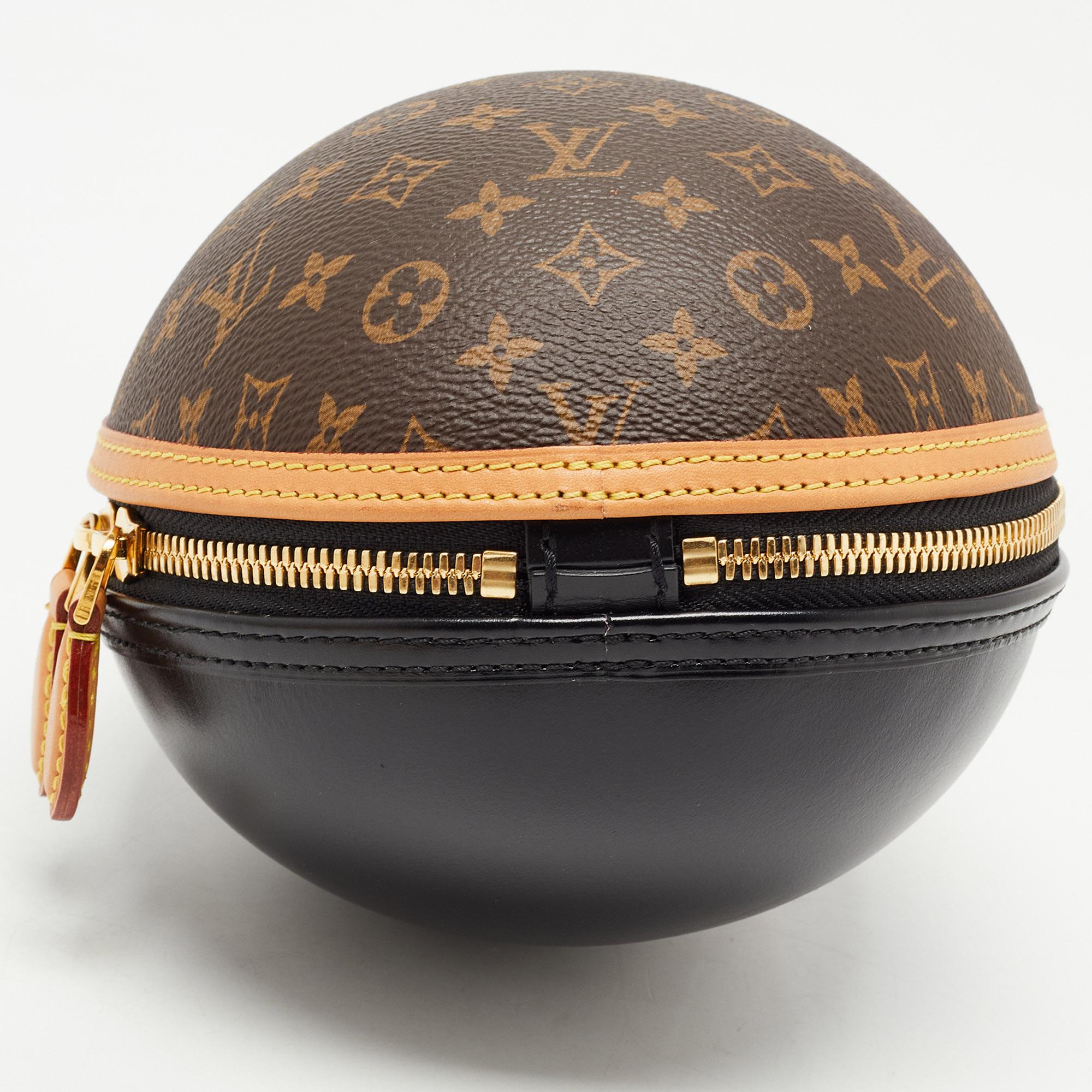 Louis Vuitton Black Monogram Canvas and Leather LV Egg Bag 1