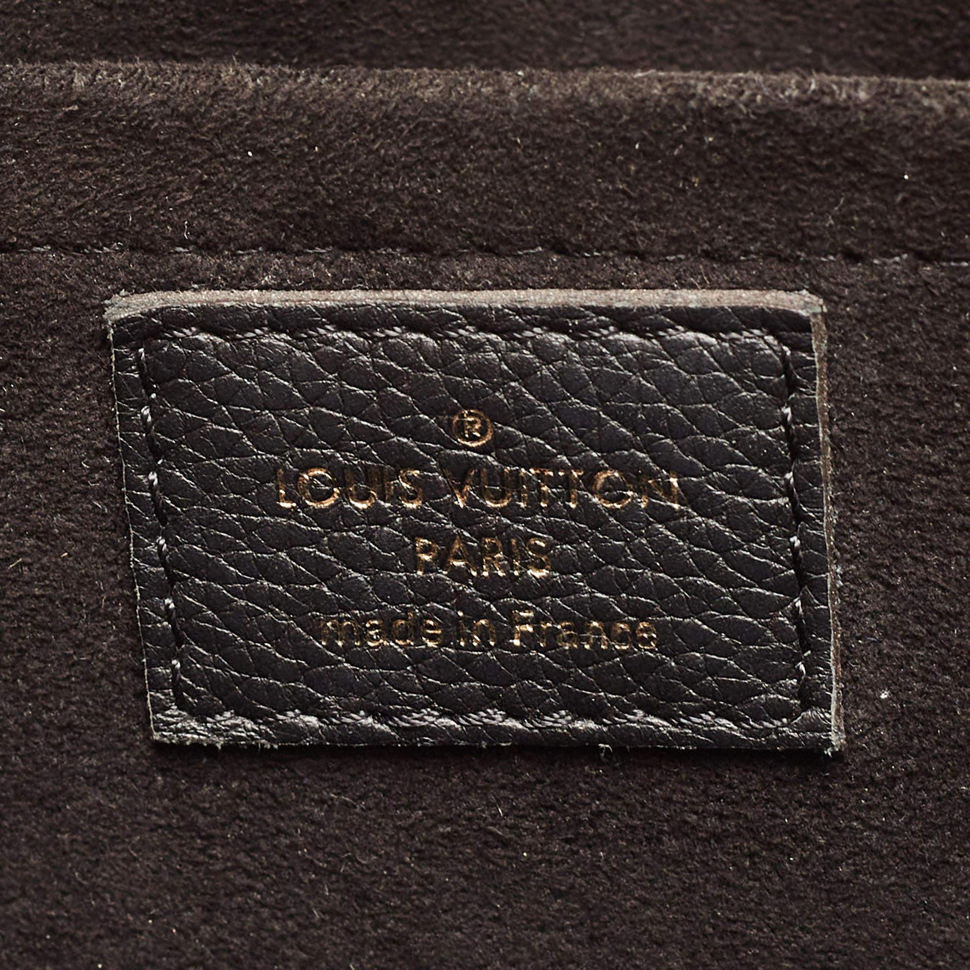 Louis Vuitton Black Monogram Canvas and Leather Marignan Bag 11