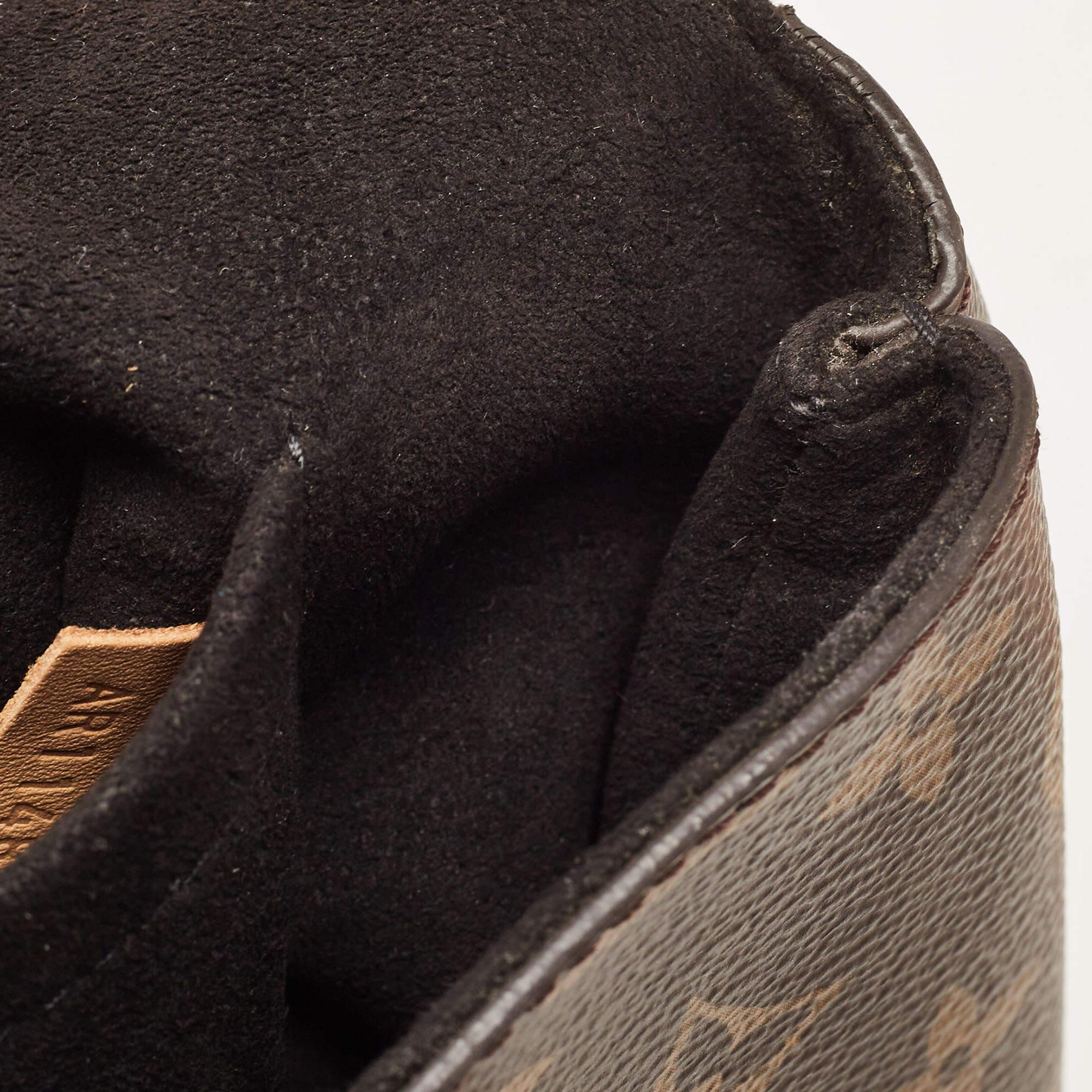 Louis Vuitton Black Monogram Canvas and Leather Marignan Bag In Good Condition In Dubai, Al Qouz 2