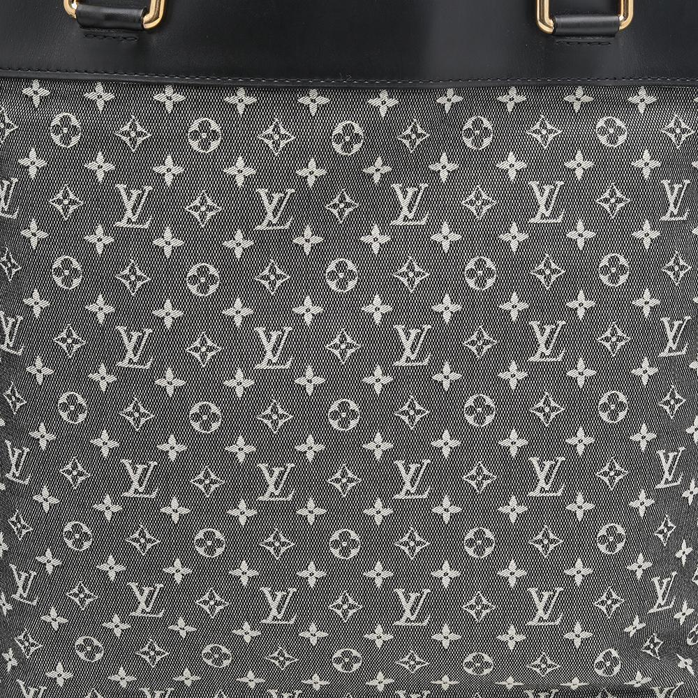 Louis Vuitton Black Monogram Canvas And Leather Mini Lin Lucille GM Bag 3