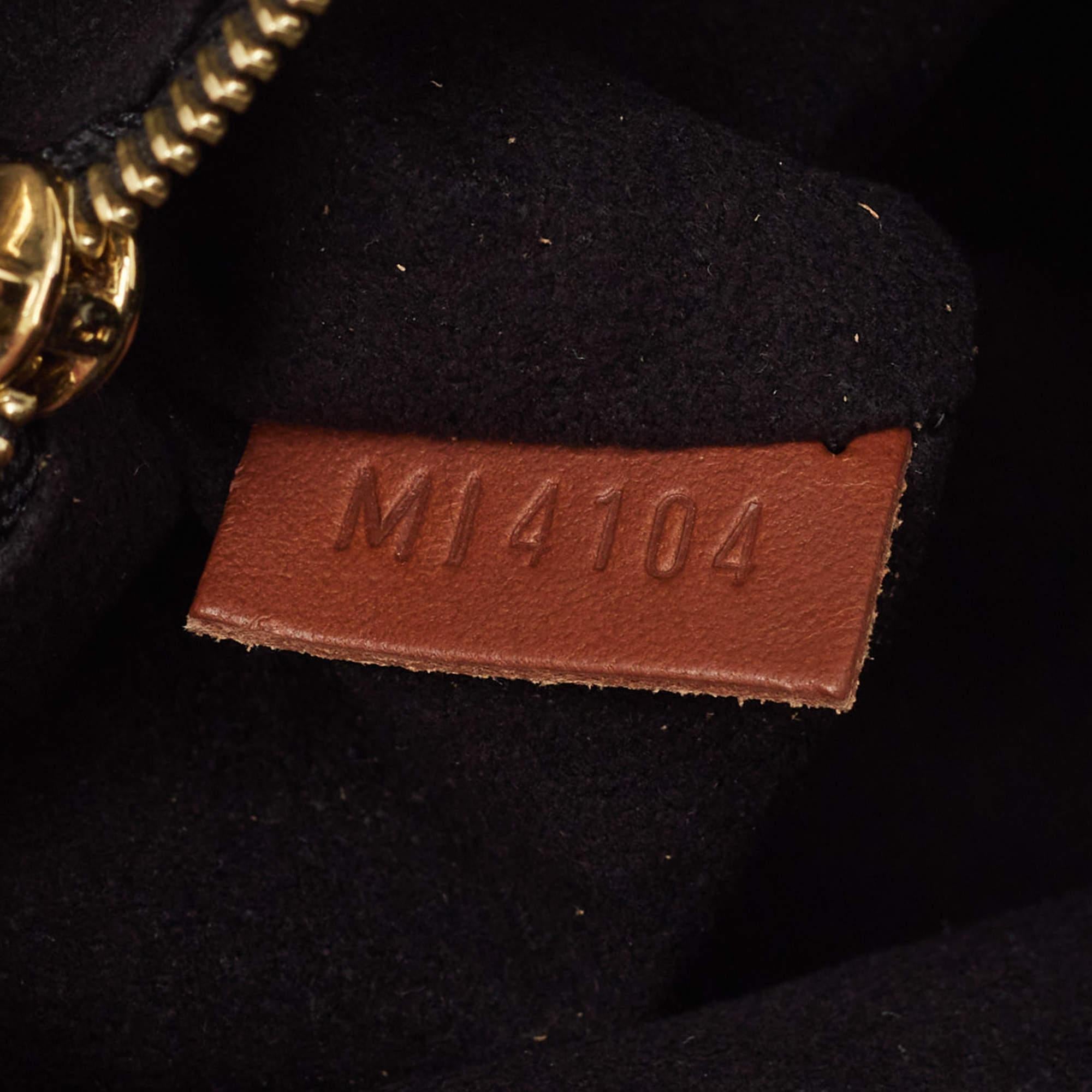 Louis Vuitton Black Monogram Canvas and Leather Pallas Chain Bag 6
