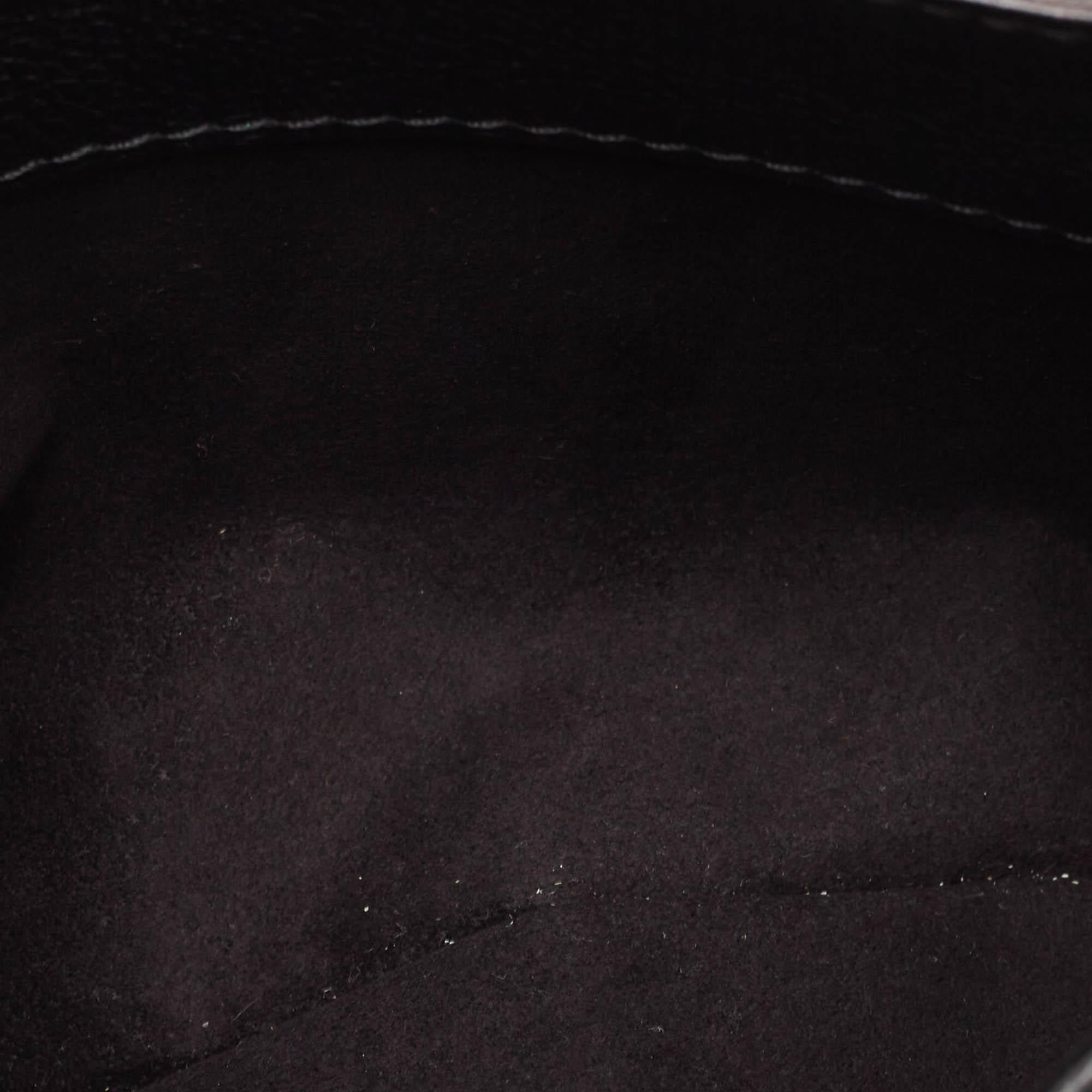 Louis Vuitton Black Monogram Canvas and Leather Pallas Chain Bag 5