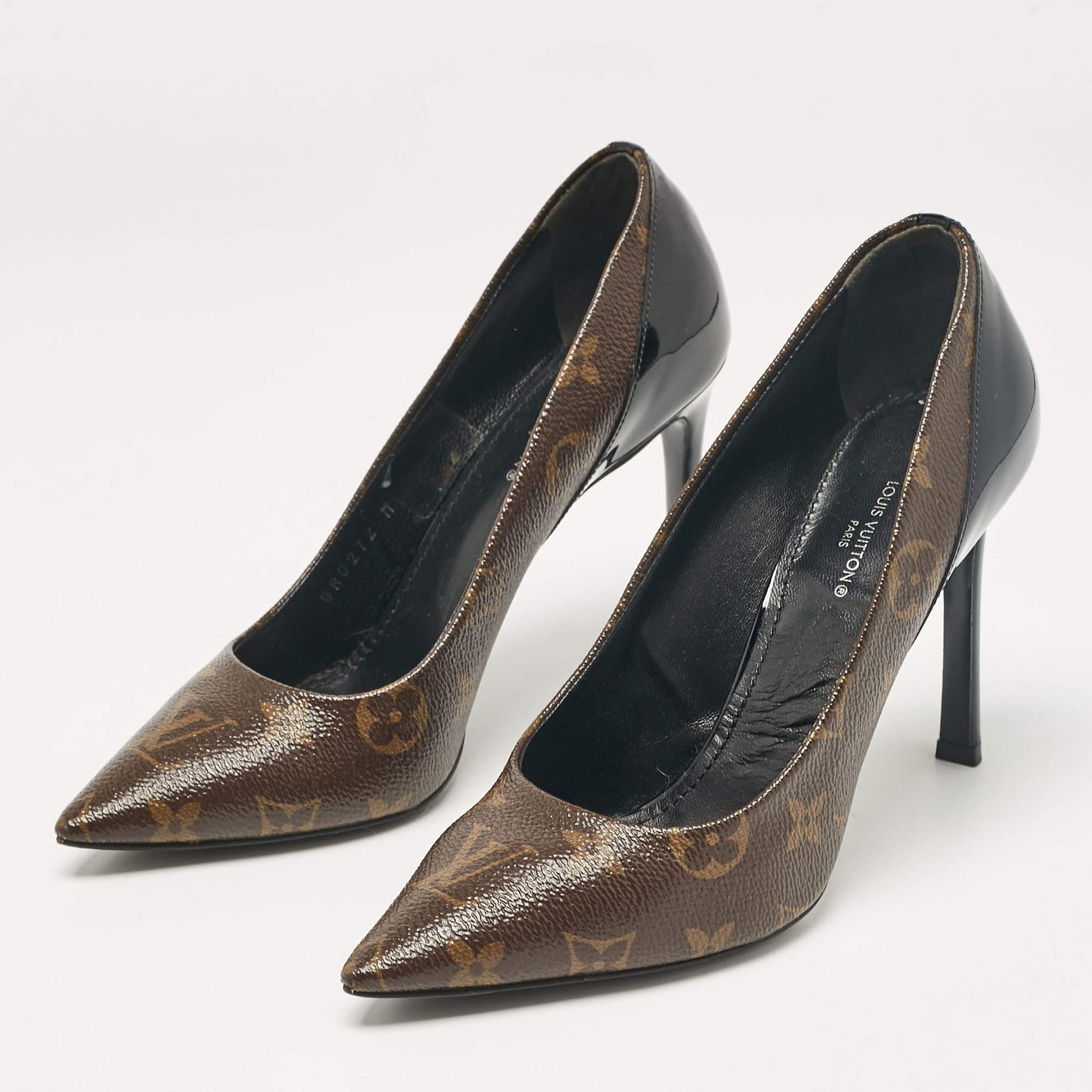 Discover footwear elegance with these Louis Vuitton womens pumps. Meticulously designed these heels marry fashion and comfort ensuring you shine in every setting.