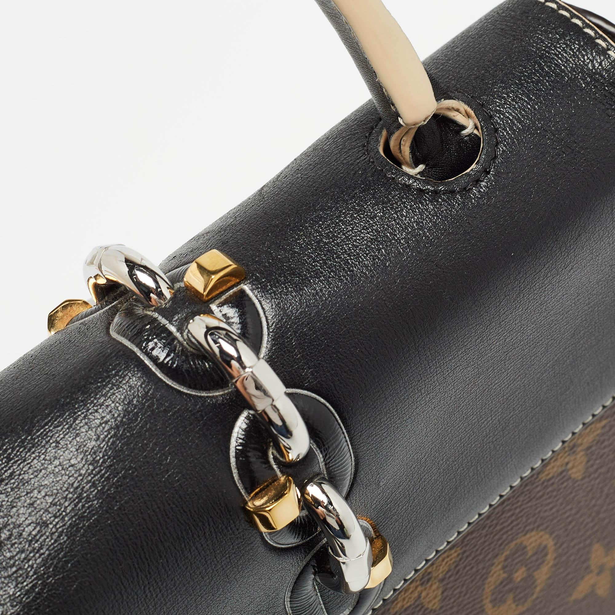 Louis Vuitton Black Monogram Canvas Chain It PM Bag 2