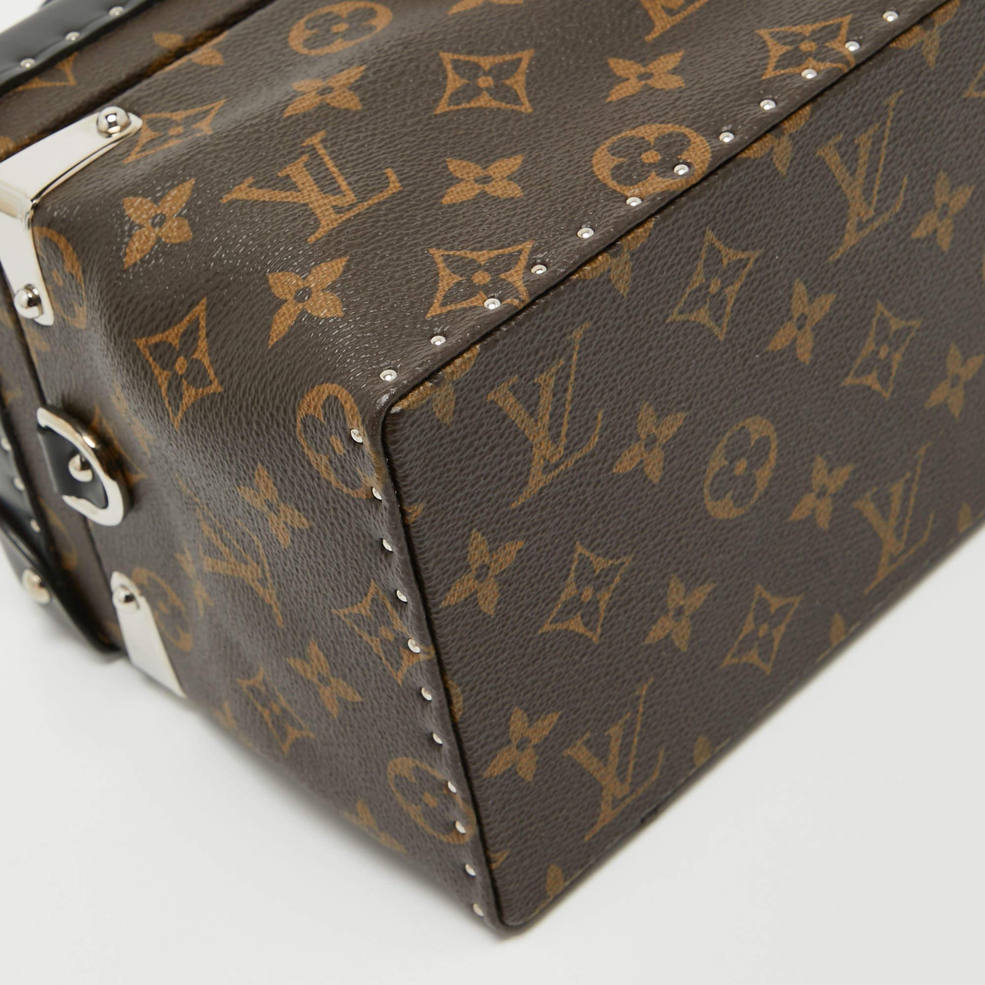 Louis Vuitton Black Monogram Canvas City Trunk PM Bag 6