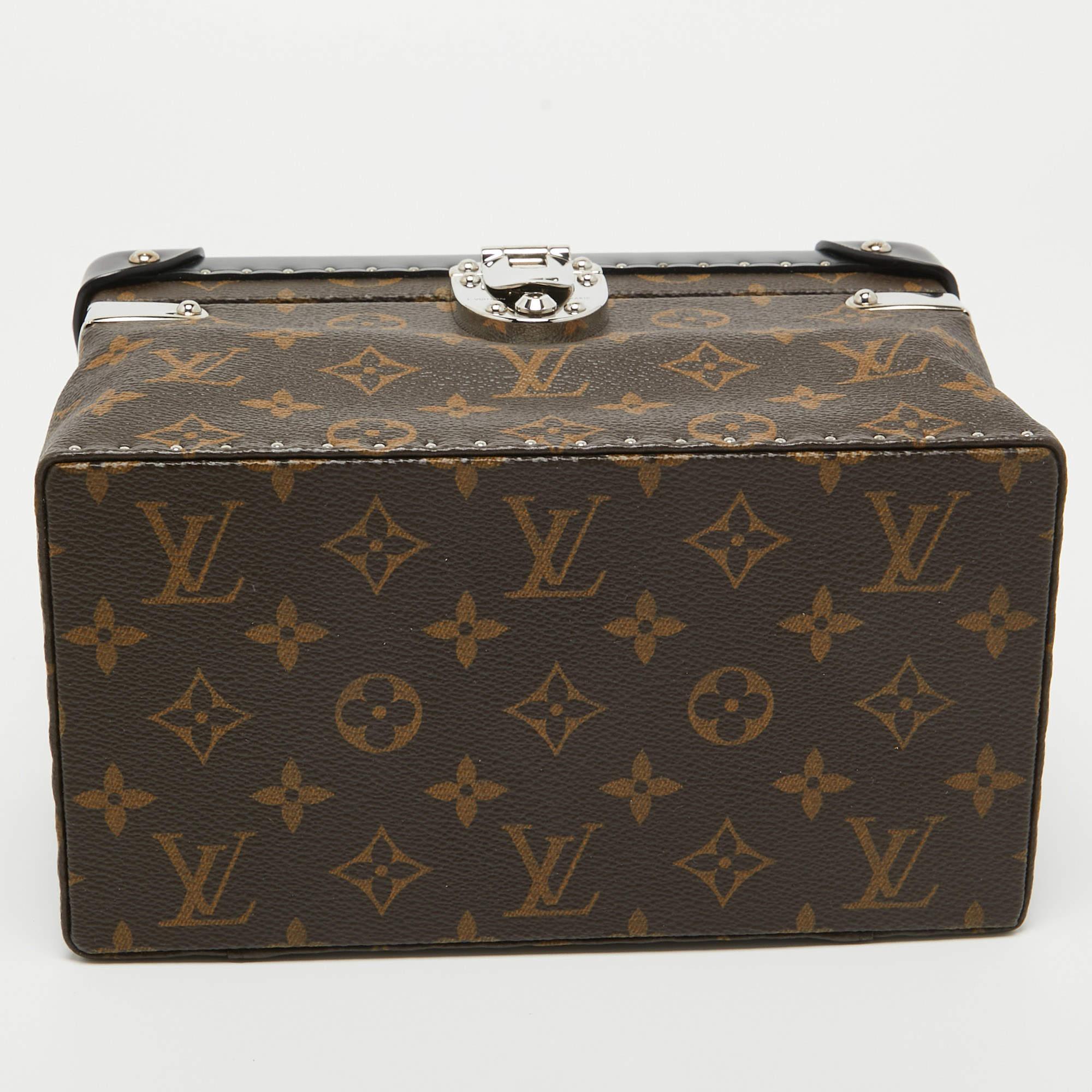 Louis Vuitton Black Monogram Canvas City Trunk PM Bag 1