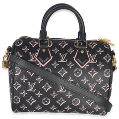 Louis Vuitton Black Monogram Canvas Fall for You Speedy Bandouliere 25
