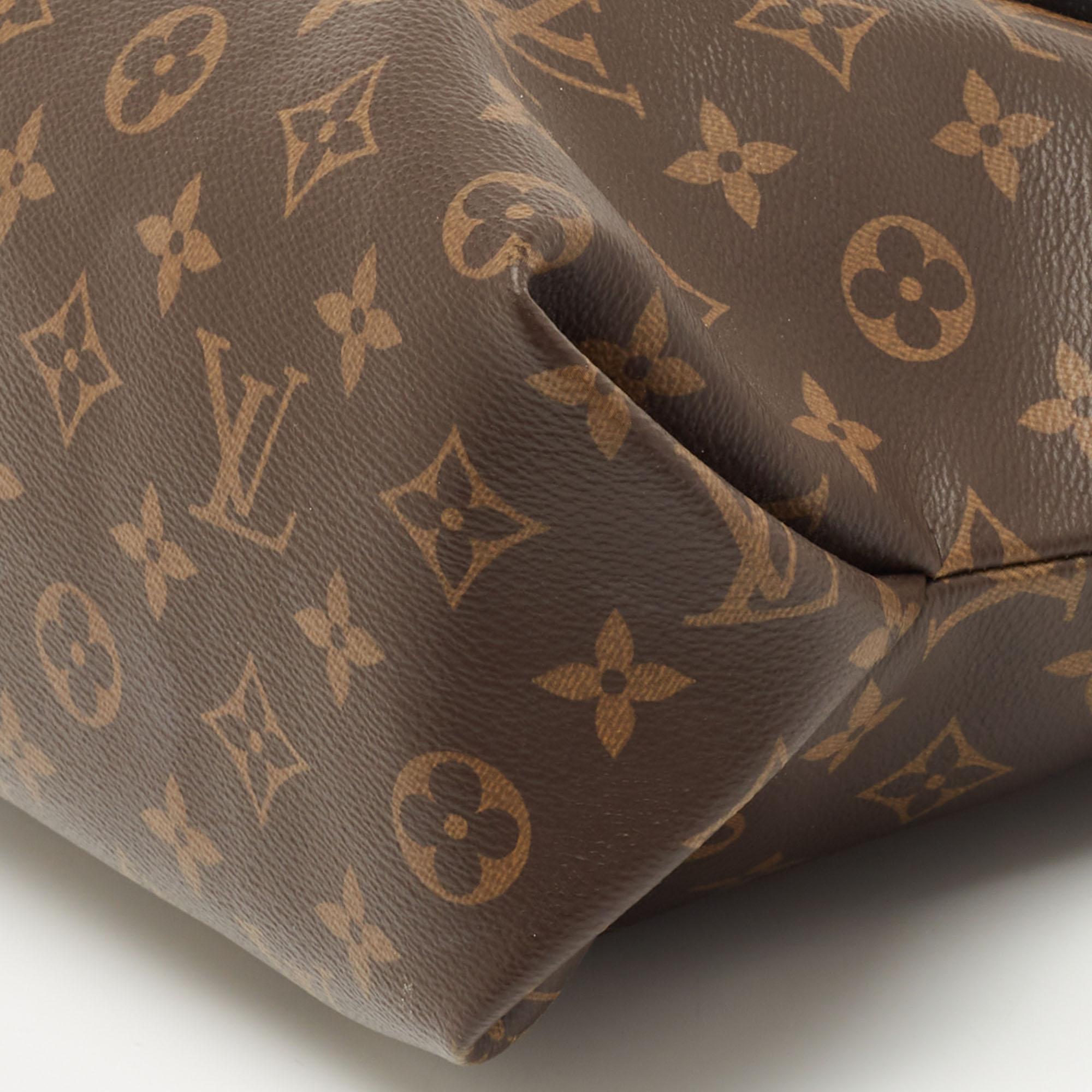 Louis Vuitton Black Monogram Canvas Flower Zipped PM Bag 9