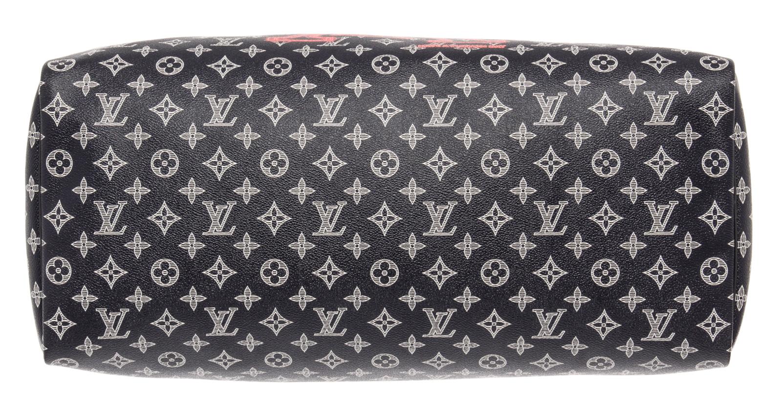 black louis vuitton holdall