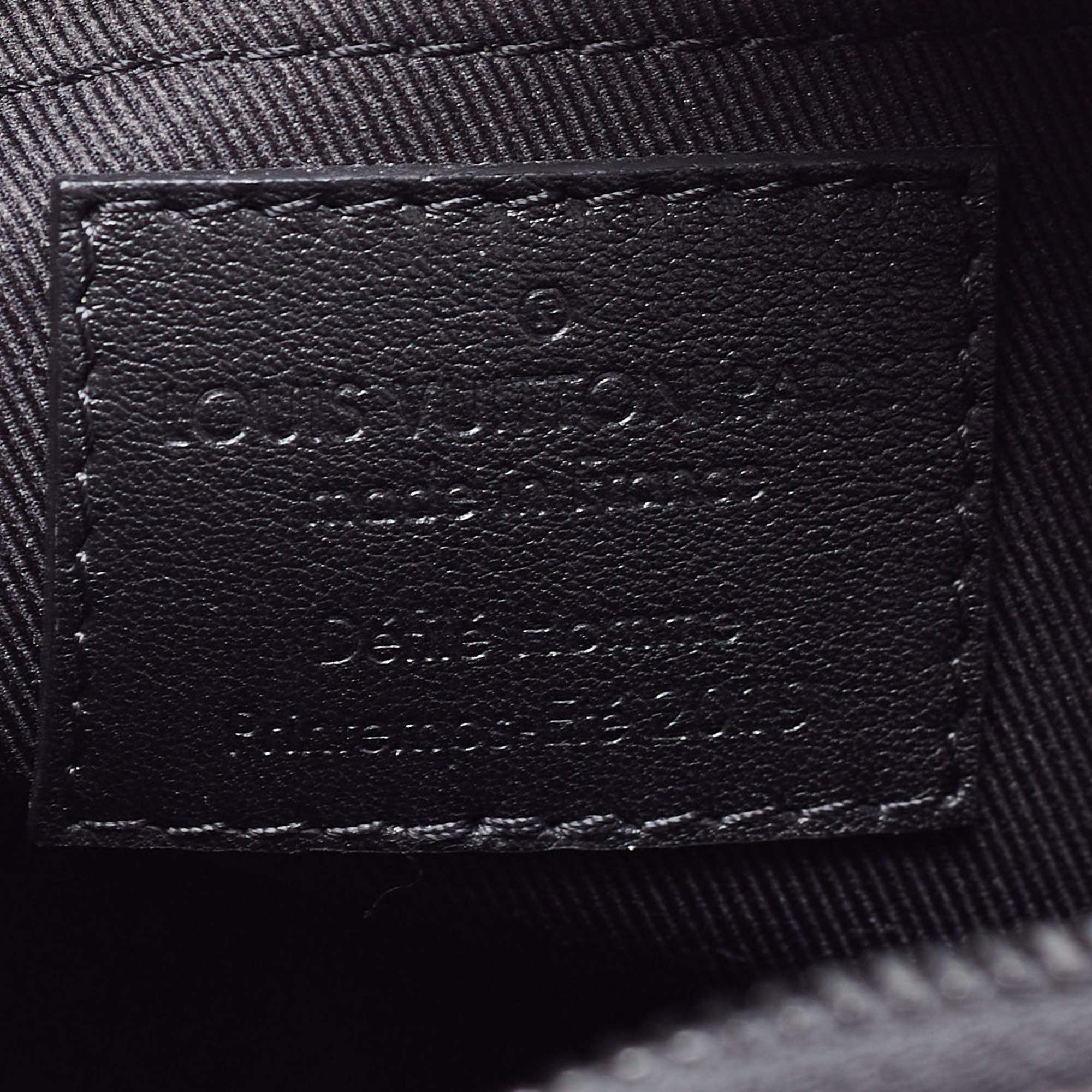  Louis Vuitton - Mini sac fourre-tout « Solar Ray » en toile noire avec monogramme Pour hommes 