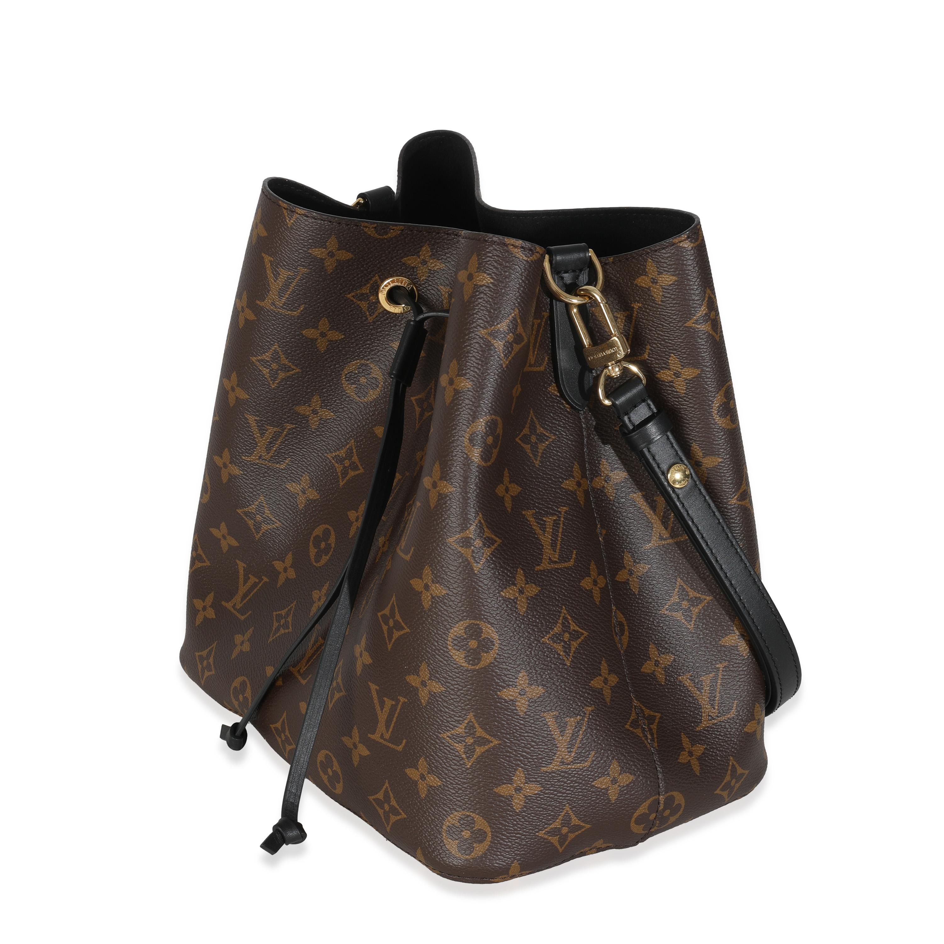 Louis Vuitton Noir Monogram Canvas Neonoe MM Unisexe en vente