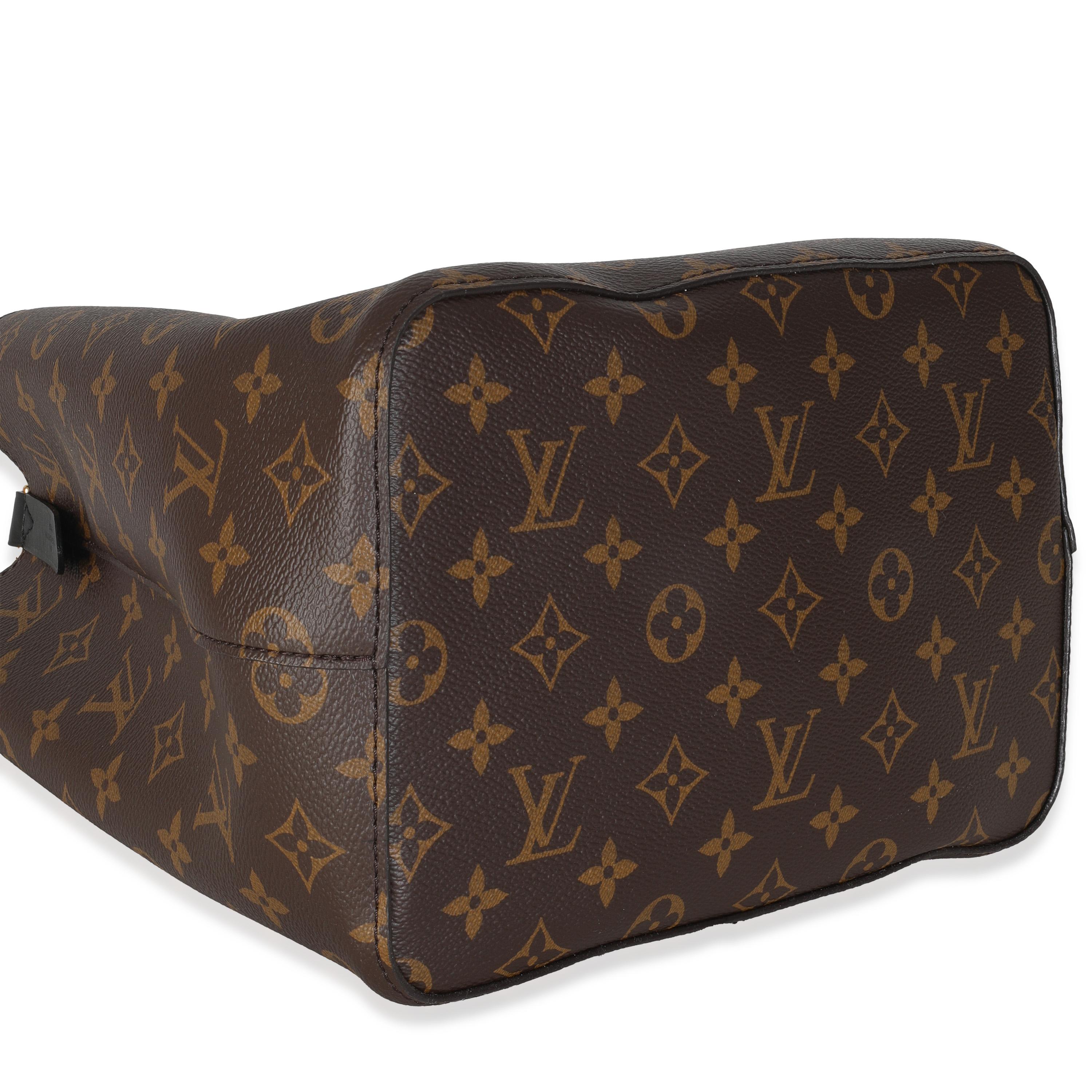 Louis Vuitton Noir Monogram Canvas Neonoe MM en vente 3