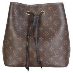 Louis Vuitton NeoNoe MM en toile Monogram noire