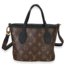 Louis Vuitton Black Monogram Canvas Neverfull Bandouliere Inside Out BB