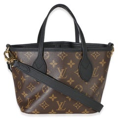 Louis Vuitton Black Monogram Canvas Neverfull Bandouliere Inside Out BB