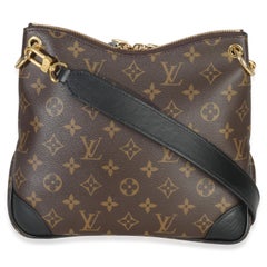 Louis Vuitton Black Monogram Canvas Odeon PM NM