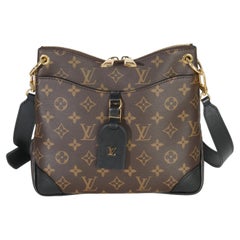 Louis Vuitton Black Monogram Canvas Odeon PM NM