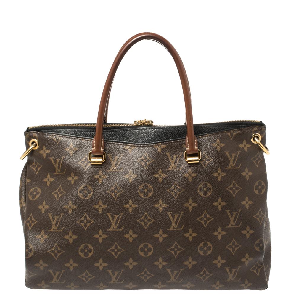 This Pallas bag by Louis Vuitton is perfect for every season. Its well-designed silhouette makes it practical and handy. Crafted using the signature monogram canvas and leather, the bag has a spacious interior, two handles, and a shoulder