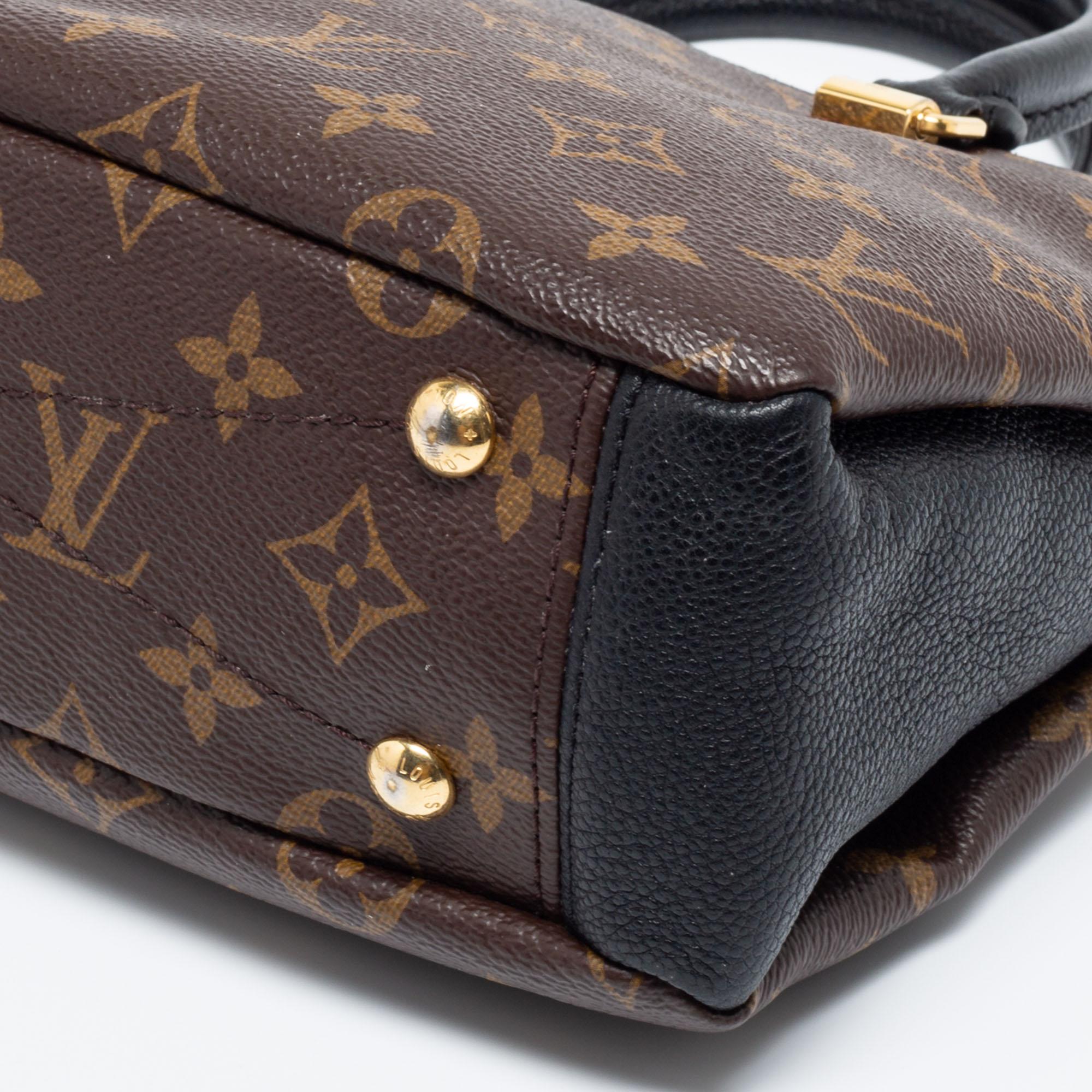 Louis Vuitton Black Monogram Canvas Pallas BB Bag 8