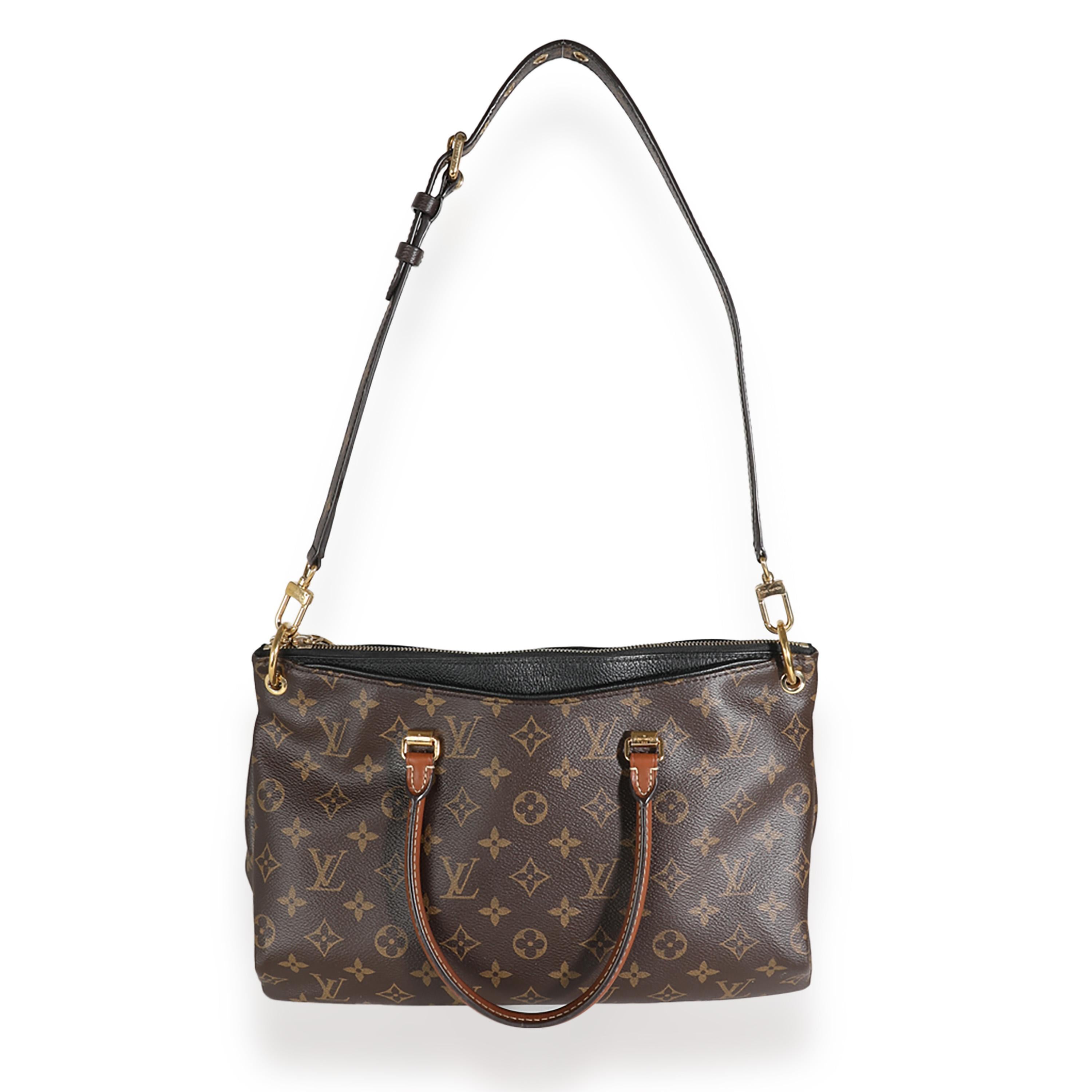 Louis Vuitton Black Monogram Canvas Pallas MM 2