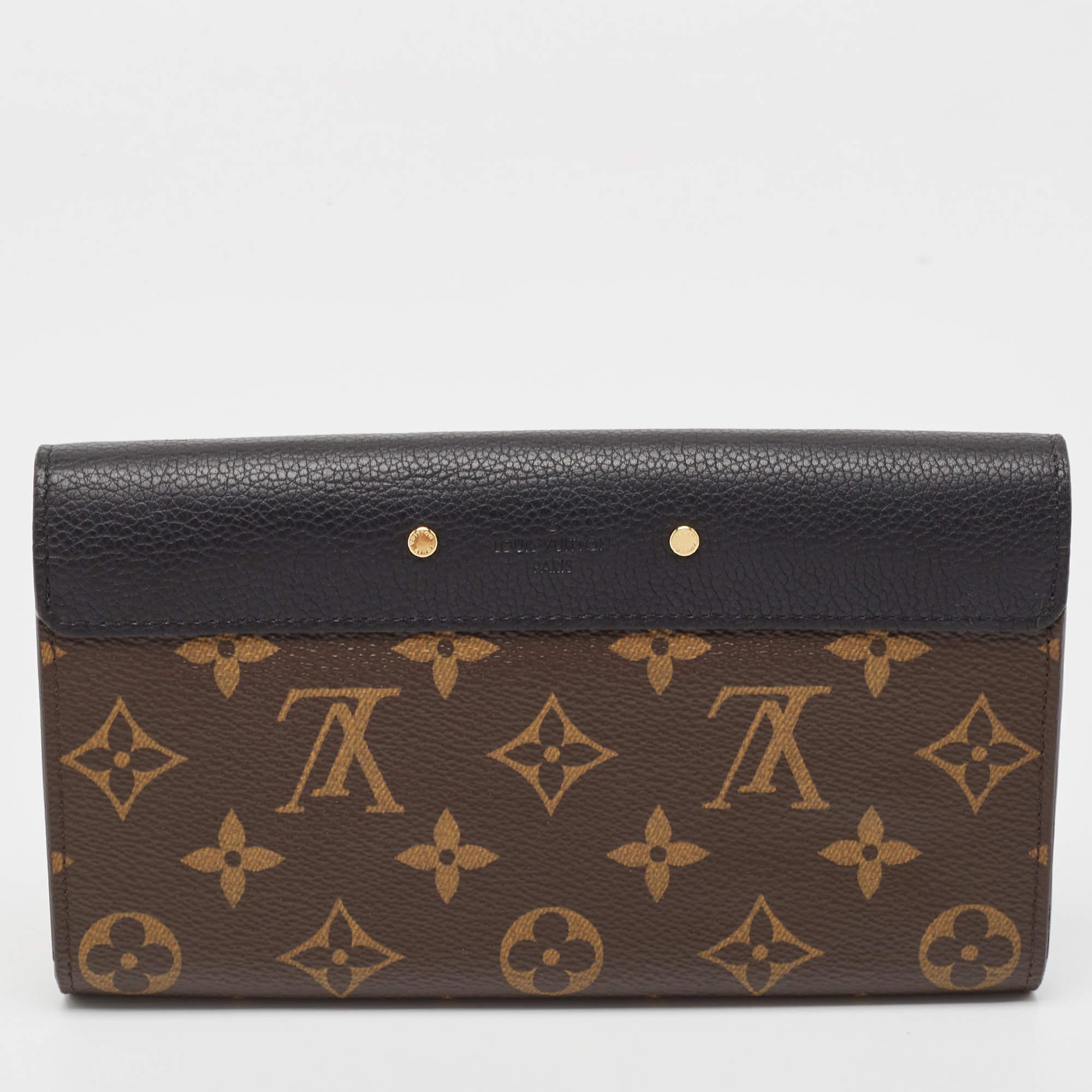 This classy LV Pallas wallet brings along a touch of luxury and immense style. It comes perfectly crafted to neatly carry your cards and cash.

Includes: Original Dustbag

