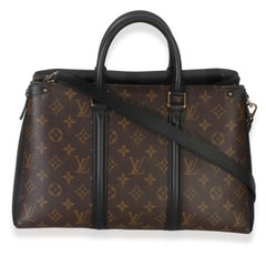 Louis Vuitton Black Monogram Canvas Soufflot MM