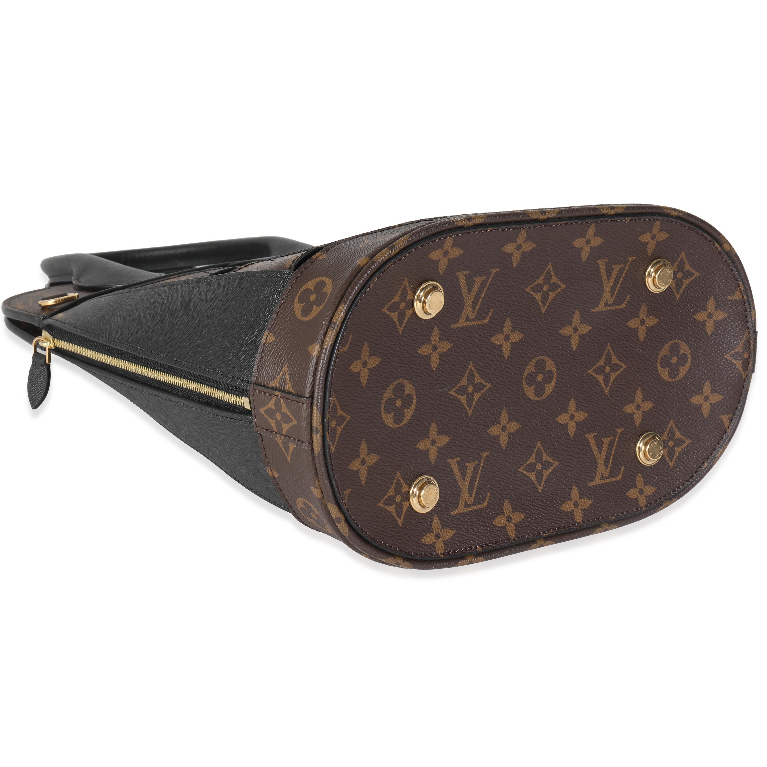 Louis Vuitton Black Monogram Canvas Tressage For Sale 3