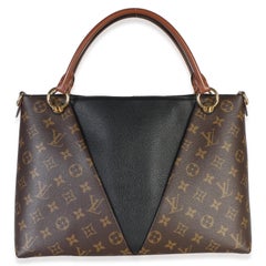 Louis Vuitton Black Monogram Canvas V Tote MM