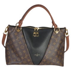 Louis Vuitton Black Monogram Canvas V Tote MM