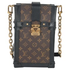 Louis Vuitton Black Monogram Canvas Verticale Trunk Pochette