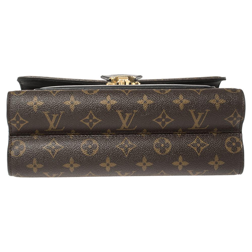 Louis Vuitton Black Monogram Canvas Victoire Bag 1