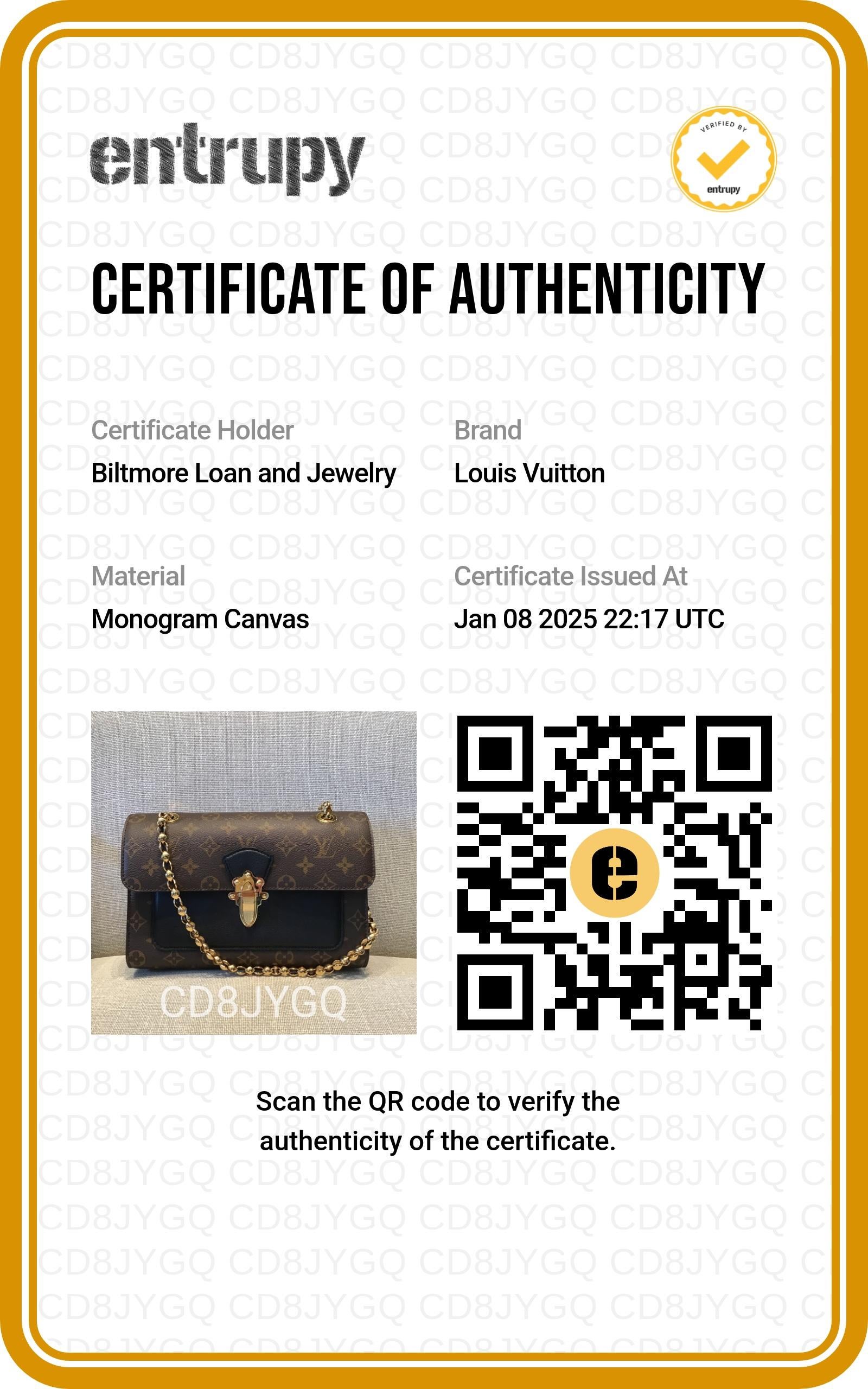 Louis Vuitton Black Monogram Canvas Victoire Chain Bag 9