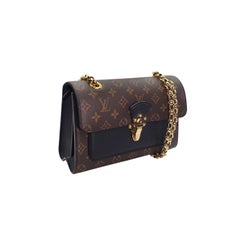 Louis Vuitton Black Monogram Canvas Victoire Chain Bag