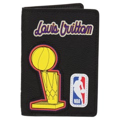 Louis Vuitton Black Monogram Cowhide Leather LVXNBA Pocket Organizer Wallet 