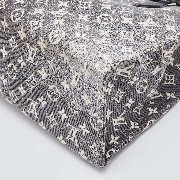 Louis Vuitton Black Monogram Denim and Leather OnTheGo MM Bag Louis Vuitton