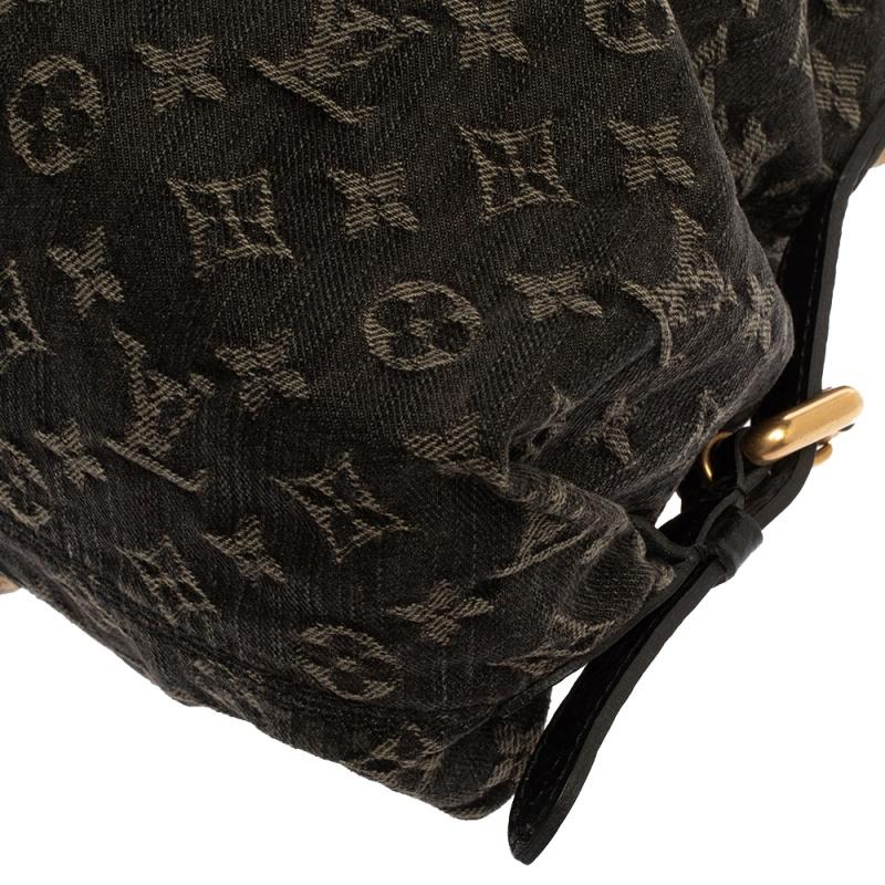 Louis Vuitton Black Monogram Denim Neo Cabby GM Bag 3