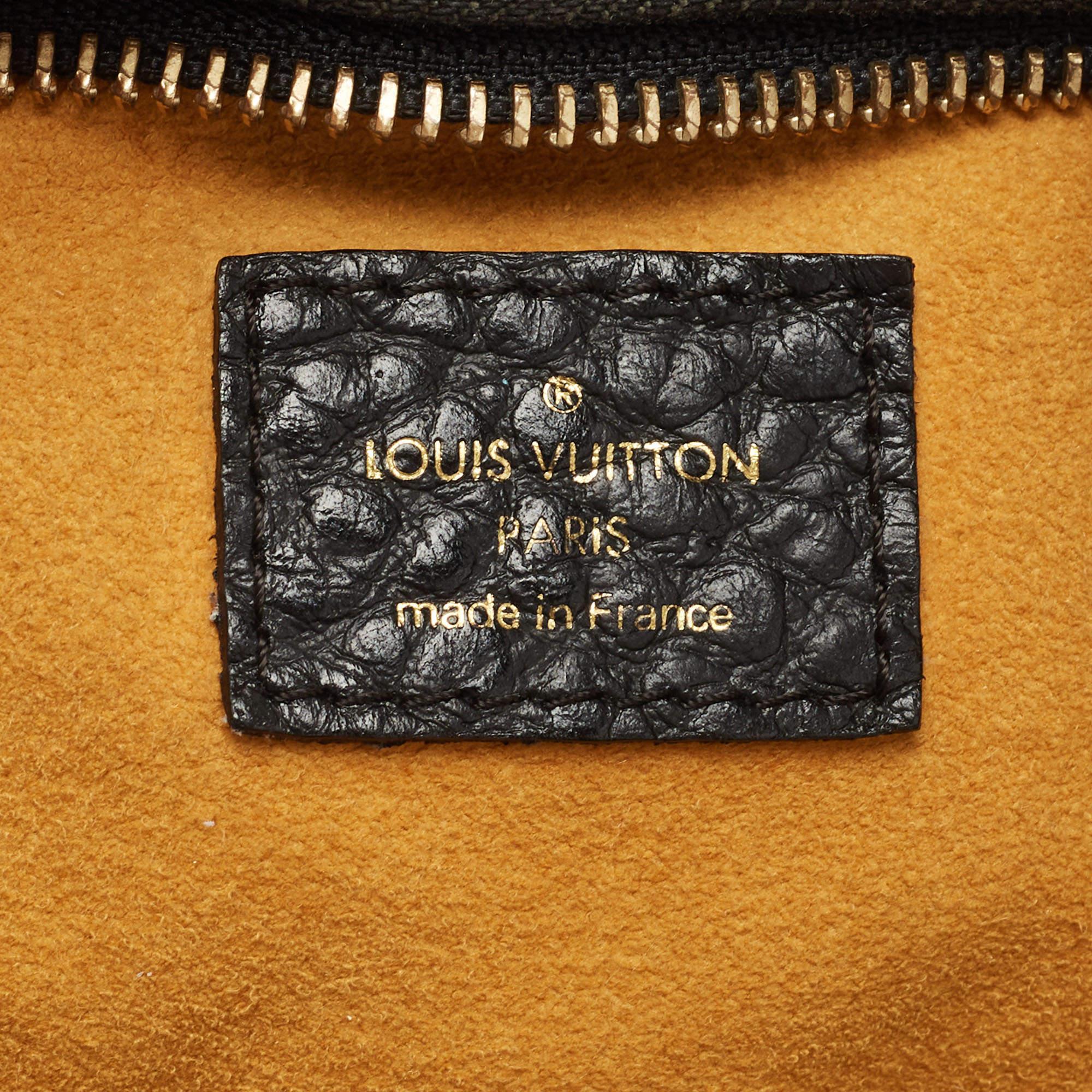 Louis Vuitton Black Monogram Denim Neo Cabby MM Bag 6