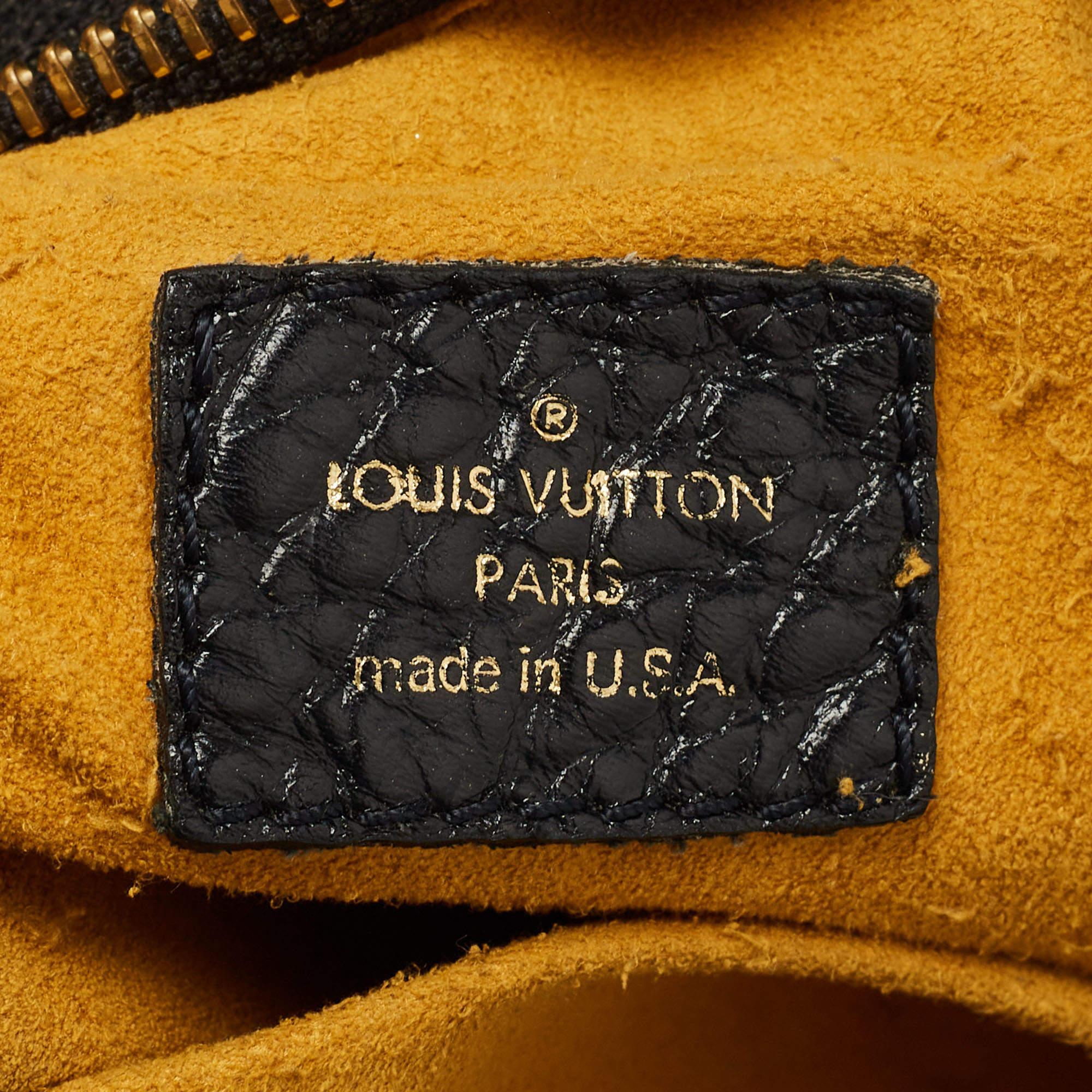 Louis Vuitton Black Monogram Denim Neo Cabby MM Bag 16