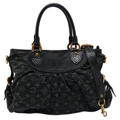 Louis Vuitton - Black Monogram Denim Neo Cabby mm