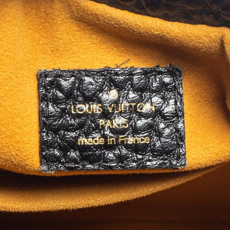 Louis Vuitton Xs Handbag in Grey Monogram Denim Canvas and Black