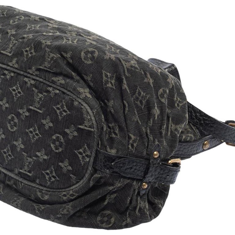 Louis Vuitton Black Monogram Denim XS Bag at 1stDibs